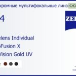Офисная линза для очков Carl Zeiss Officelens Individual 1.74 PhotoFusion X DuraVision Gold UV, рецептурная, Sph 9.00 — -14.00, Cyl 0.00 — 6.00