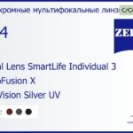 Фотохромная линза для очков с поддержкой аккомодации Carl Zeiss Digital Lens SmartLife Individual 3 1.74 PhotoFusion X DuraVision Silver UV, рецептурная, Sph 9.00 — -14.00, Cyl 0.00 — 6.00