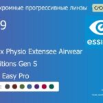 Фотохромная прогрессивная линза для очков из поликарбоната Essilor Varilux Physio Extensee Airwear 1.59 Transitions Gen S Crizal Easy Pro, Sph 6.00 — -10.00, Cyl 0.00 — 6.00
