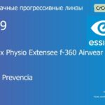 Прогрессивная линза для очков из поликарбоната Essilor Varilux Physio Extensee f-360 Airwear 1.59 BCT Crizal Prevencia, Sph 6.00 — -10.00, Cyl 0.00 — 6.00