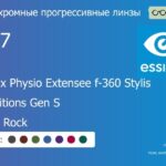Фотохромная прогрессивная линза для очков Essilor Varilux Physio Extensee f-360 Stylis 1.67 Transitions Gen S Crizal Rock, Sph 9.00 — -14.00, Cyl 0.00 — 6.00