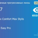 Прогрессивная линза для очков Essilor Varilux Comfort Max Stylis 1.67 BCT Crizal Easy Pro, Sph 9.00 — -14.00, Cyl 0.00 — 6.00