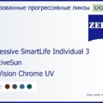 Тонированная прогрессивная линза для очков Carl Zeiss Progressive SmartLife Individual 3 1.5 AdaptiveSun DuraVision Chrome UV, Sph 5.00 — -7.00, Cyl 0.00 — 4.00