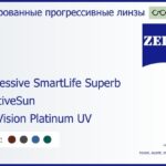 Тонированная прогрессивная линза для очков Carl Zeiss Progressive SmartLife Superb 1.6 AdaptiveSun DuraVision Platinum UV, Sph 6.00 — -10.00, Cyl 0.00 — 6.00