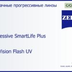 Прогрессивная линза для очков Carl Zeiss Progressive SmartLife Plus 1.5 DuraVision Flash UV, Sph 6.00 — -7.00, Cyl 0.00 — 6.00