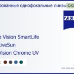 Тонированная линза для очков Carl Zeiss Single Vision SmartLife 1.5 AdaptiveSun DuraVision Chrome UV, рецептурная, Sph 6.00 — -6.00, Cyl 0.00 — 4.00