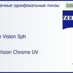 Линза для очков Carl Zeiss Single Vision Sph 1.6 DuraVision Chrome UV, рецептурная, Sph 6.50 — -16.00, Cyl 0.00 — 6.00