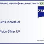 Офисная линза для очков Carl Zeiss Officelens Individual 1.5 DuraVision Silver UV, рецептурная, Sph 5.00 — -7.00, Cyl 0.00 — 4.00