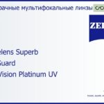 Офисная линза для очков Carl Zeiss Officelens Superb 1.5 BlueGuard DuraVision Platinum UV, рецептурная, Sph 5.00 — -7.00, Cyl 0.00 — 4.00