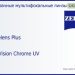 Офисная линза для очков Carl Zeiss Officelens Plus 1.5 DuraVision Chrome UV, рецептурная, Sph 5.00 — -7.00, Cyl 0.00 — 4.00