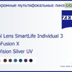 Фотохромная линза для очков с поддержкой аккомодации Carl Zeiss Digital Lens SmartLife Individual 3 1.5 PhotoFusion X DuraVision Silver UV, рецептурная, Sph 5.00 — -7.00, Cyl 0.00 — 4.00