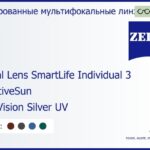 Тонированная линза для очков с поддержкой аккомодации Carl Zeiss Digital Lens SmartLife Individual 3 1.5 AdaptiveSun DuraVision Silver UV, рецептурная, Sph 5.00 — -7.00, Cyl 0.00 — 4.00