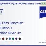 Фотохромная линза для очков с поддержкой аккомодации Carl Zeiss Digital Lens SmartLife 1.67 PhotoFusion X DuraVision Silver UV, рецептурная, Sph 8.00 — -12.00, Cyl 0.00 — 6.00