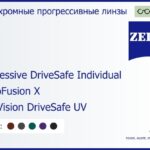 Фотохромная прогрессивная линза для очков Carl Zeiss Progressive DriveSafe Individual 1.5 PhotoFusion X DuraVision DriveSafe UV, Sph 5.00 — -7.00, Cyl 0.00 — 4.00