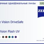 Линза для очков Carl Zeiss Single Vision DriveSafe 1.6 DuraVision Flash UV, рецептурная, Sph 10.00 — -10.00, Cyl 0.00 — 6.00