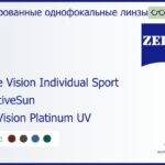 Тонированная линза для очков Carl Zeiss Single Vision Individual Sport 1.6 AdaptiveSun DuraVision Platinum UV, рецептурная, Sph 6.00 — -6.00, Cyl 0.00 — 6.00