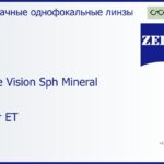 Минеральная линза для очков Carl Zeiss Single Vision Sph Mineral 1.5 Super ET, рецептурная, Sph 13.00 — -25.00, Cyl 0.00 — 8.00