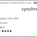 Фотохромная прогрессивная линза для очков Synchrony by Carl Zeiss Progressive Ultra HDV 1.6 PhotoFusion HMC Blue, Sph 6.00 — -12.00, Cyl 0.00 — 6.00