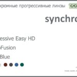 Фотохромная прогрессивная линза для очков Synchrony by Carl Zeiss Progressive Easy HD 1.5 PhotoFusion HMC Blue, Sph 6.00 — -10.00, Cyl 0.00 — 6.00