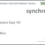 Прогрессивная линза для очков Synchrony by Carl Zeiss Progressive Easy HD 1.6 HMC Blue, Sph 6.00 — -12.00, Cyl 0.00 — 6.00
