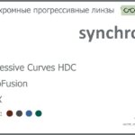 Фотохромная прогрессивная линза для очков Synchrony by Carl Zeiss Progressive Curves HDC 1.6 PhotoFusion HMCX, Sph 6.00 — -6.00, Cyl 0.00 — 4.00