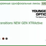 Линза для очков TV Younger Optics 1.6 Transitions NEW GEN XTRActive Gray/Brown HMC РЕЦЕПТУРНАЯ ЛИНЗА