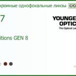 Линза для очков TV Younger Optics 1.67 Transitions GEN 8 Gray/Brown HMC РЕЦЕПТУРНАЯ ЛИНЗА