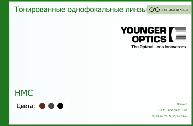 img_790203 Линза для очков Younger Optics 1.5 NuPolar Gray/Brown/Green HMC РЕЦЕПТУРНАЯ ЛИНЗА — изображение 1