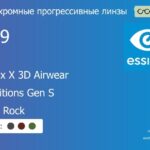 Фотохромная прогрессивная линза для очков из поликарбоната Essilor Varilux X 3D Airwear 1.59 Transitions Gen S Crizal Rock, Sph 6.00 — -10.00, Cyl 0.00 — 6.00