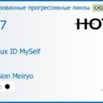Тонированная прогрессивная линза для очков Hoya Hoyalux ID MySelf 1.67 Color Hi-Vision Meiryo, Sph 8.00 — -13.00, Cyl 0.00 — 6.00