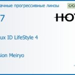 Прогрессивная линза для очков Hoya Hoyalux ID LifeStyle 4 1.67 Hi-Vision Meiryo, Sph 8.00 — -12.00, Cyl 0.00 — 6.00
