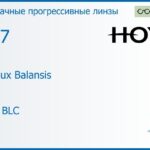 Прогрессивная линза для очков Hoya Hoyalux Balansis 1.67 HVLL BLC, Sph 8.00 — -12.00, Cyl 0.00 — 6.00