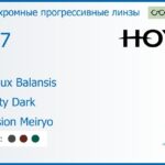 Фотохромная прогрессивная линза для очков Hoya Hoyalux Balansis 1.67 Sensity Dark Hi-Vision Meiryo, Sph 8.00 — -12.00, Cyl 0.00 — 6.00