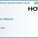 Прогрессивная линза для очков Hoya Hoyalux Balansis 1.6 HVLL UVC, Sph 8.00 — -10.00, Cyl 0.00 — 6.00