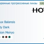 Фотохромная прогрессивная линза для очков Hoya Hoyalux Balansis 1.6 Sensity Dark Hi-Vision Meiryo, Sph 8.00 — -10.00, Cyl 0.00 — 6.00
