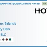 Фотохромная прогрессивная линза для очков Hoya Hoyalux Balansis 1.6 Sensity Dark HVLL BLC, Sph 8.00 — -10.00, Cyl 0.00 — 6.00