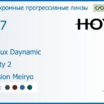 Фотохромная прогрессивная линза для очков Hoya Hoyalux Daynamic 1.67 Sensity 2 Hi-Vision Meiryo, Sph 7.00 — -13.00, Cyl 0.00 — 6.00