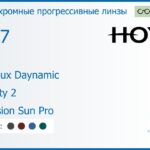 Фотохромная прогрессивная линза для очков Hoya Hoyalux Daynamic 1.67 Sensity 2 Hi-Vision Sun Pro, Sph 7.00 — -13.00, Cyl 0.00 — 6.00