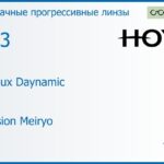 Прогрессивная линза для очков Hoya Hoyalux Daynamic 1.53 Hi-Vision Meiryo, Sph 6.00 — -8.00, Cyl 0.00 — 6.00
