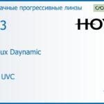 Прогрессивная линза для очков Hoya Hoyalux Daynamic 1.53 HVLL UVC, Sph 6.00 — -8.00, Cyl 0.00 — 6.00