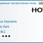 Фотохромная прогрессивная линза для очков Hoya Hoyalux Daynamic 1.5 Sensity Dark HVLL BLC, Sph 6.00 — -8.00, Cyl 0.00 — 6.00