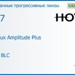 Прогрессивная линза для очков Hoya Hoyalux Amplitude Plus 1.67 HVLL BLC, Sph 8.00 — -13.00, Cyl 0.00 — 6.00