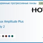 Фотохромная прогрессивная линза для очков Hoya Hoyalux Amplitude Plus 1.6 Sensity 2 HVA, Sph 6.00 — -13.00, Cyl 0.00 — 6.00
