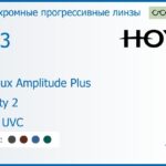 Фотохромная прогрессивная линза для очков Hoya Hoyalux Amplitude Plus 1.53 Sensity 2 HVLL UVC, Sph 6.00 — -8.00, Cyl 0.00 — 6.00
