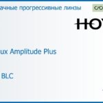 Прогрессивная линза для очков Hoya Hoyalux Amplitude Plus 1.5 HVLL BLC, Sph 6.00 — -8.00, Cyl 0.00 — 6.00