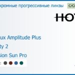 Фотохромная прогрессивная линза для очков Hoya Hoyalux Amplitude Plus 1.5 Sensity 2 Hi-Vision Sun Pro, Sph 6.00 — -8.00, Cyl 0.00 — 6.00