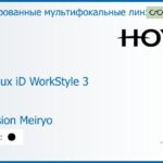 Тонированная мультифокальная линза для очков Hoya Hoyalux iD WorkStyle 3 1.6 Color Hi-Vision Meiryo, рецептурная, Sph 7.00 — -11.00, Cyl 0.00 — 6.00