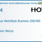 Офисная линза для очков Hoya Hoyalux WorkStyle Business 200/400 1.74 Hi-Vision Meiryo, рецептурная, Sph 8.00 — -13.00, Cyl 0.00 — 6.00
