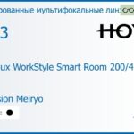Тонированная мультифокальная линза для очков Hoya Hoyalux WorkStyle Smart Room 200/400 1.53 Color Hi-Vision Meiryo, рецептурная, Sph 6.00 — -8.00, Cyl 0.00 — 6.00