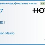 Линза для очков с поддержкой аккомодации Hoya Sync III i 1.67 Hi-Vision Meiryo, рецептурная, Sph 7.00 — -13.00, Cyl 0.00 — 6.00